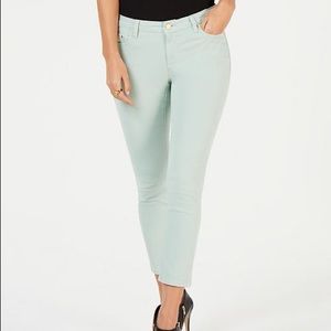 Michael Kors Izzy Skinny Ankle Jeans (Burgundy)